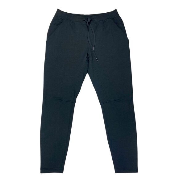 Lululemon Jogger Mens Size Large Black City Sweat Athletic Drawstring Pants - Picture 1 of 14